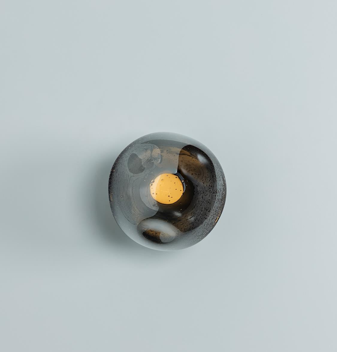 Kopenhag Bubbly Smoked Glass Chrome Wall Sconce - Heka Lighting & Trading Limited