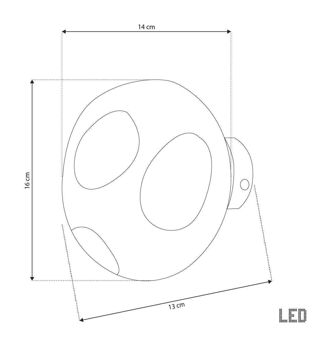 Kopenhag Bubbly Smoked Glass Chrome Wall Sconce - Heka Lighting & Trading Limited