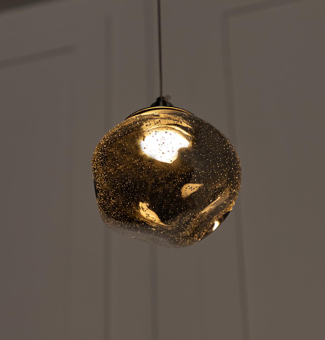 Kopenhag Bubbly Smoked Glass Chrome Pendant Light - Heka Lighting & Trading Limited