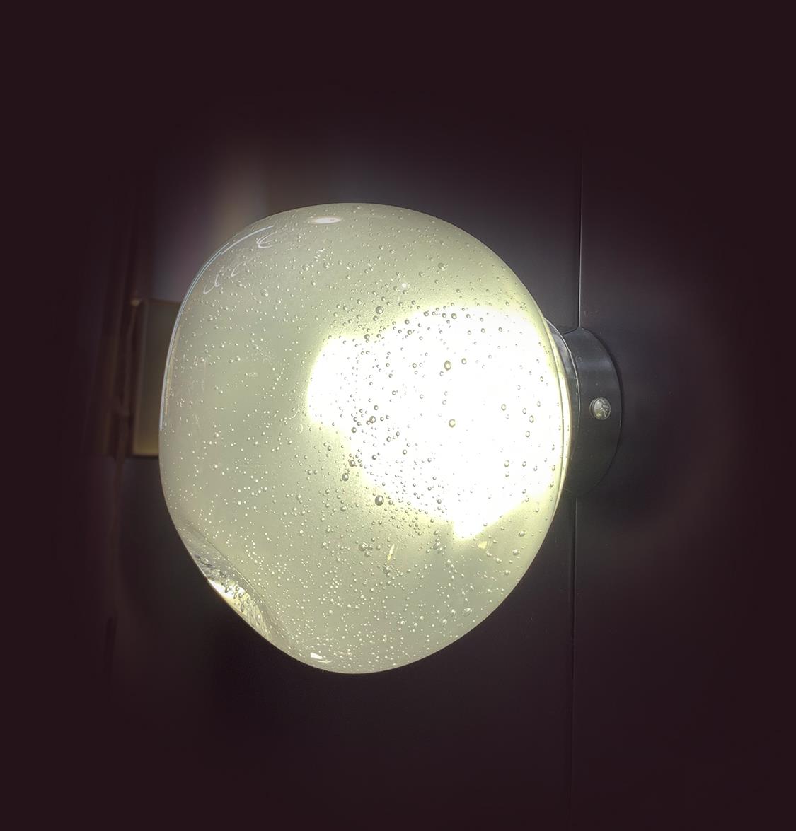 Kopenhag Bubbly Soft Glass Chrome Wall Sconce - Heka Lighting & Trading Limited