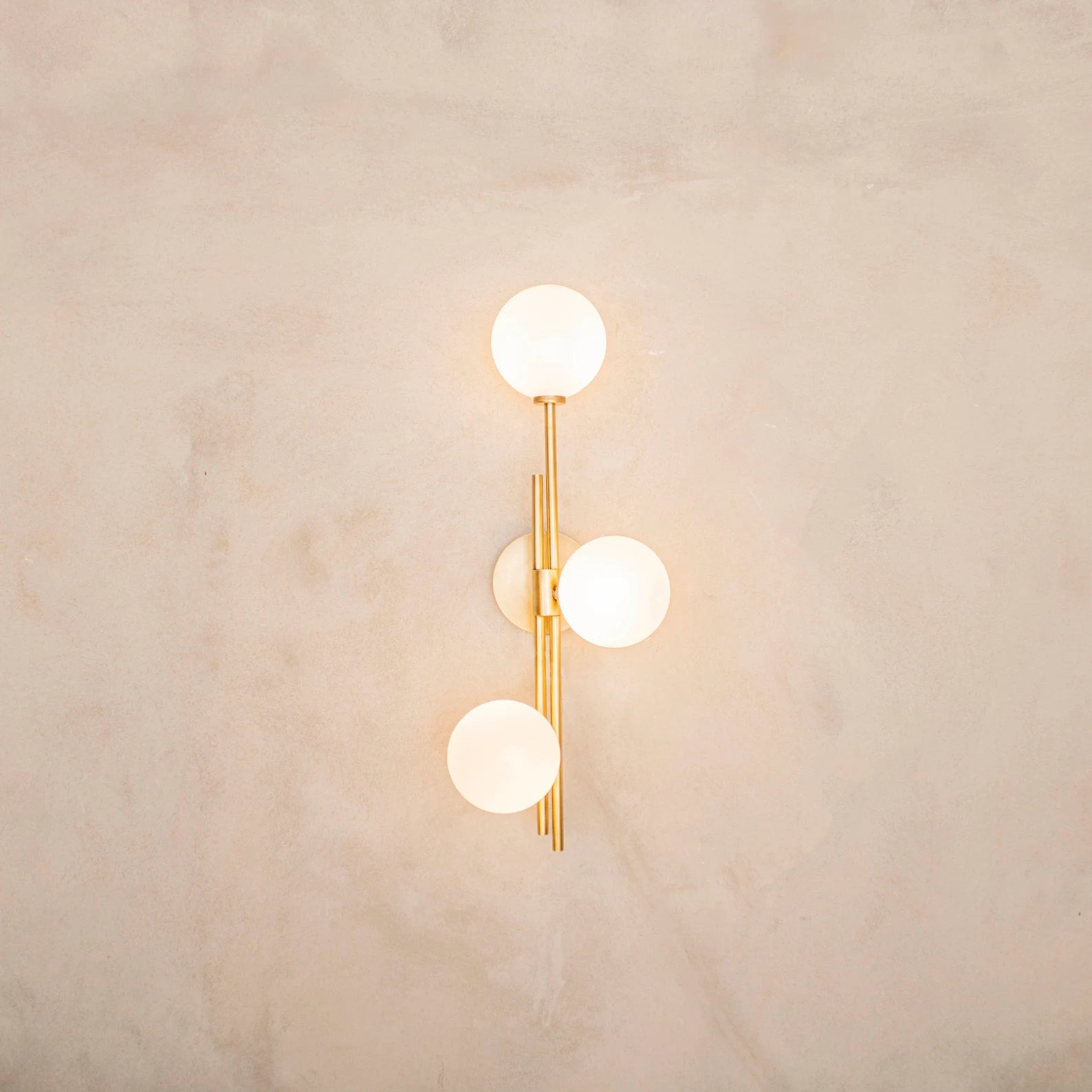 Likya Soft Three Glass Wall Sconce - Heka Lighting & Trading Limited