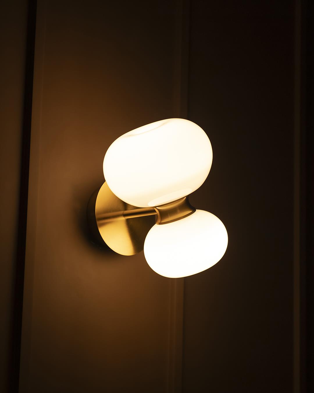 Linz Soft Glass Antique Wall Sconce - Heka Lighting & Trading Limited