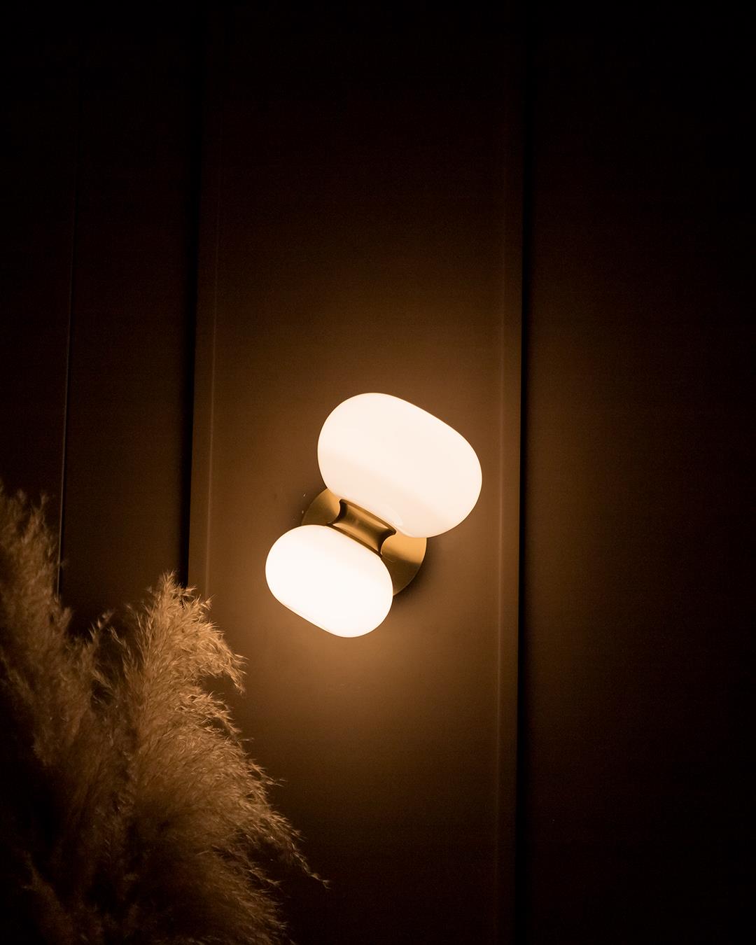 Linz Soft Glass Antique Wall Sconce - Heka Lighting & Trading Limited