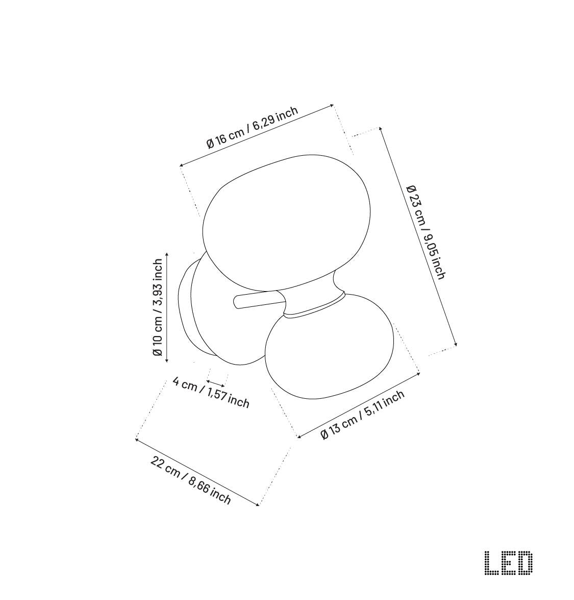 Linz Soft Glass Antique Wall Sconce - Heka Lighting & Trading Limited
