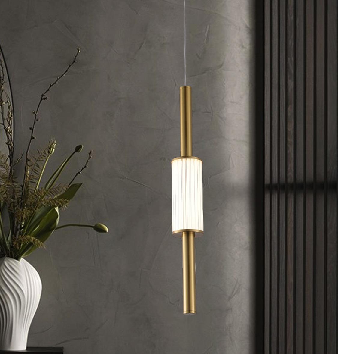 Luanda Antique Glass Led Pendant Light Chandelier 45 Cm - Heka Lighting & Trading Limited