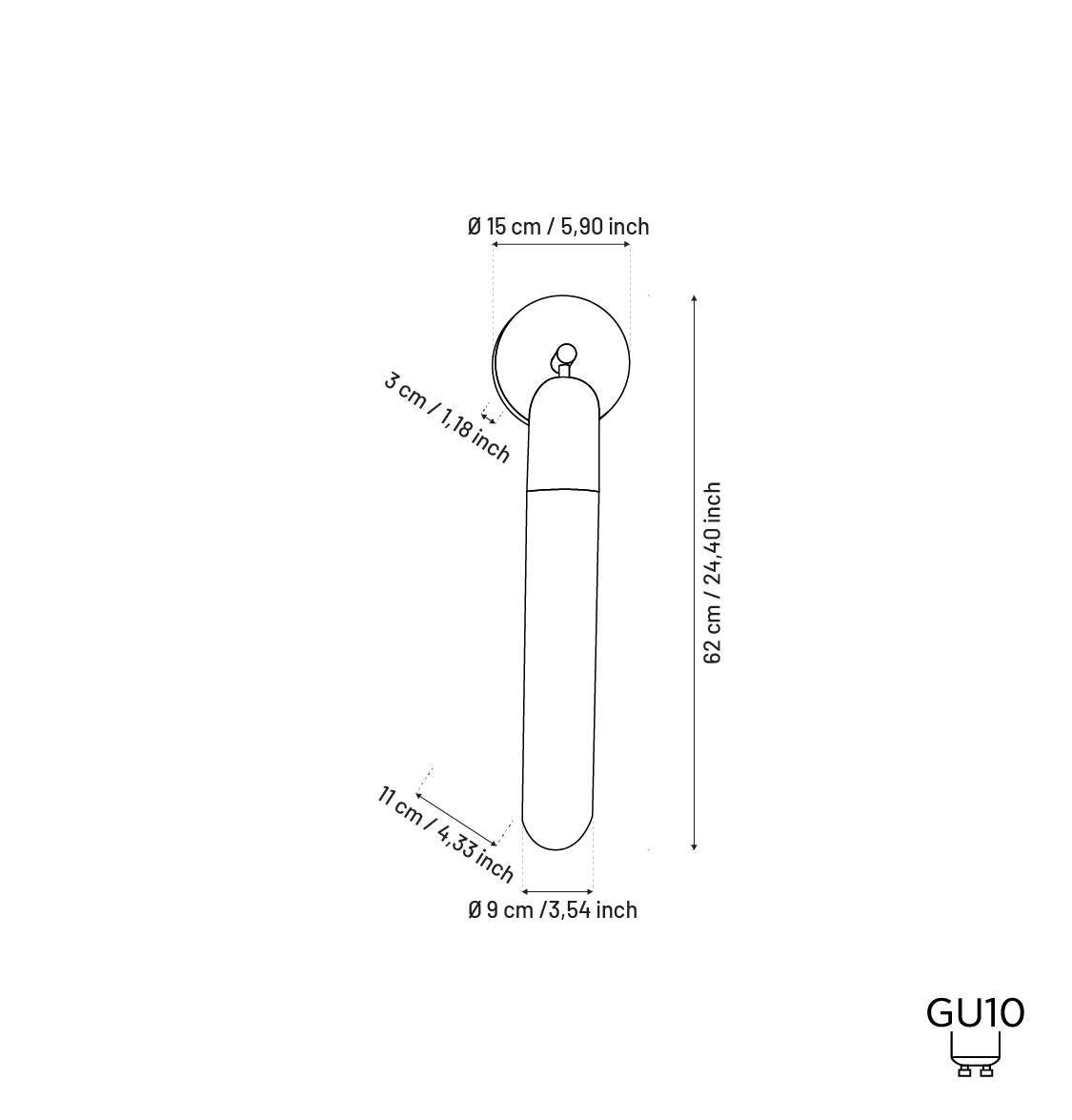 Manila Transparent Glass Gold Wall Sconce - Heka Lighting & Trading Limited