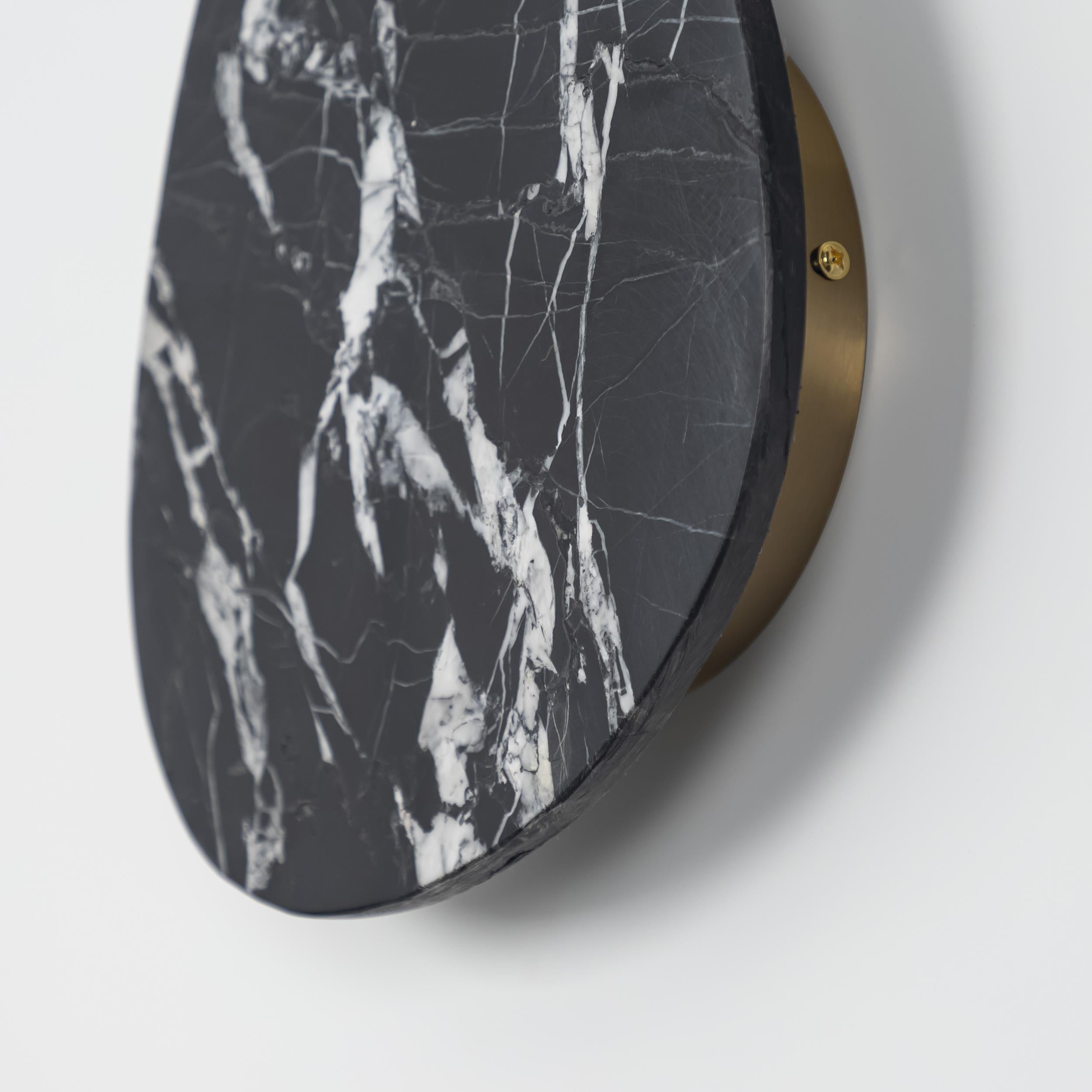 Medusa Black Marbled Antique Led Wall Sconce 27 Cm - Heka Lighting & Trading Limited