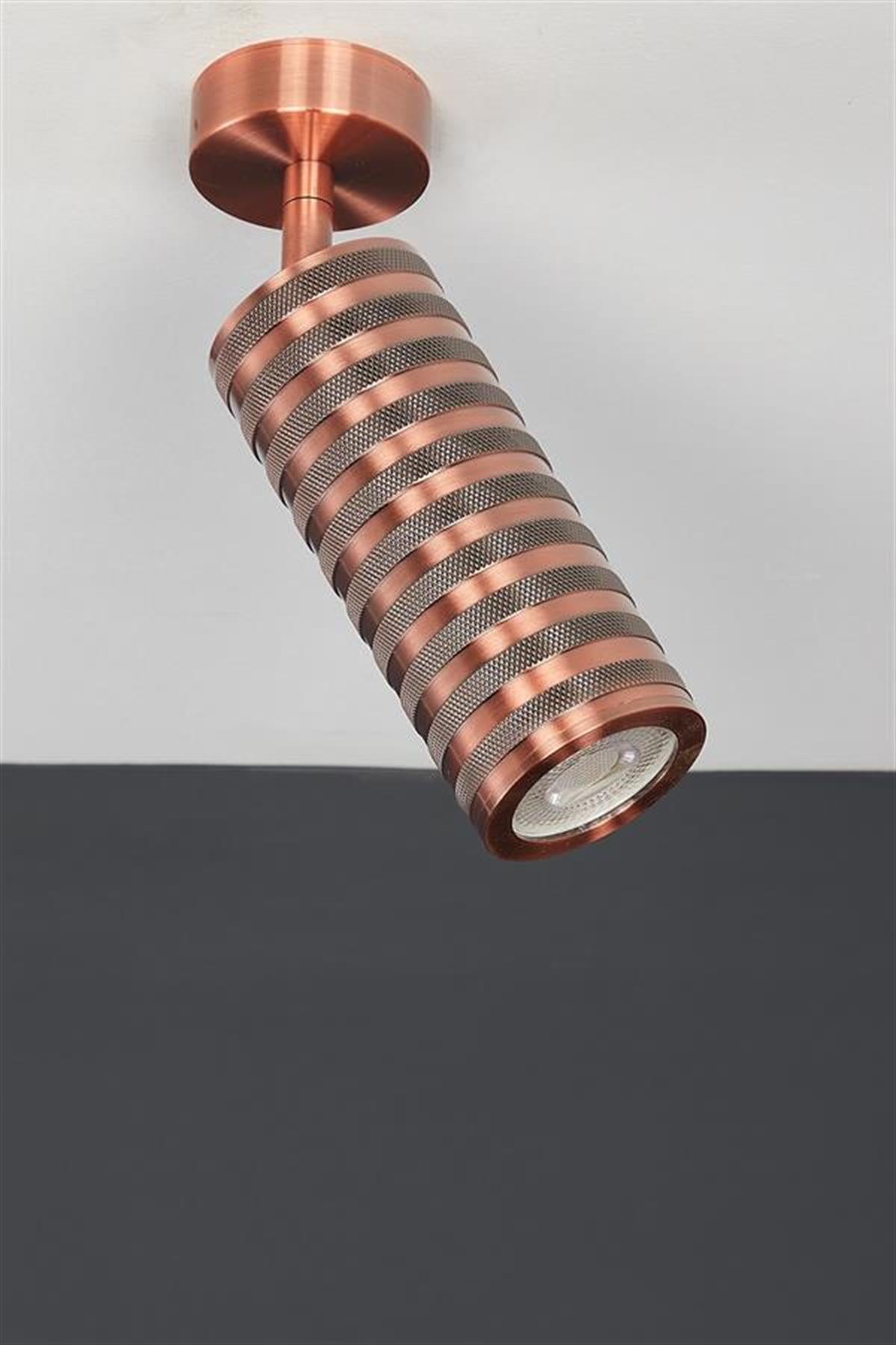 Mia Copper Serrated Spotlight 6X14 Cm - Heka Lighting & Trading Limited