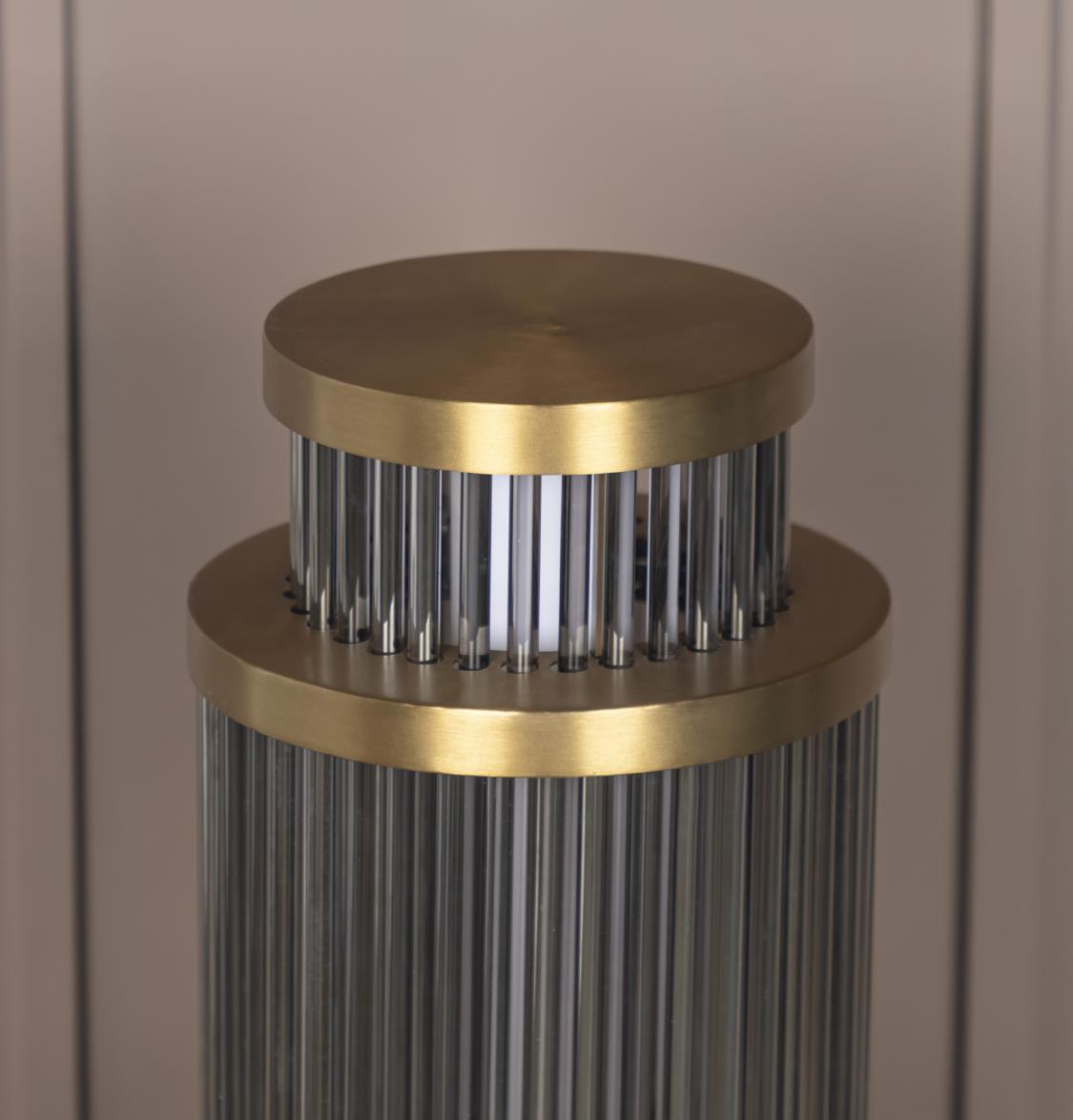 Nablus Transparent Glass Stick Antique Table Lamp - Heka Lighting & Trading Limited