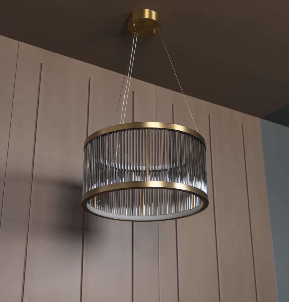 Nablus Transparent Glass Stick Antique Chandelier - 60Cm - Heka Lighting & Trading Limited