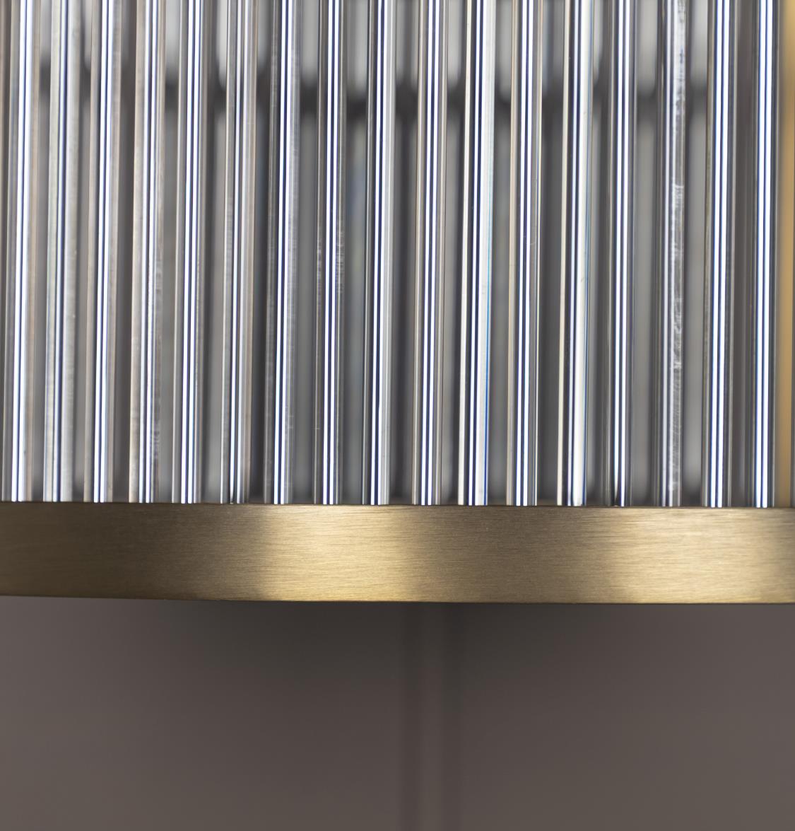 Nablus Transparent Glass Stick Antique Chandelier - 60Cm - Heka Lighting & Trading Limited