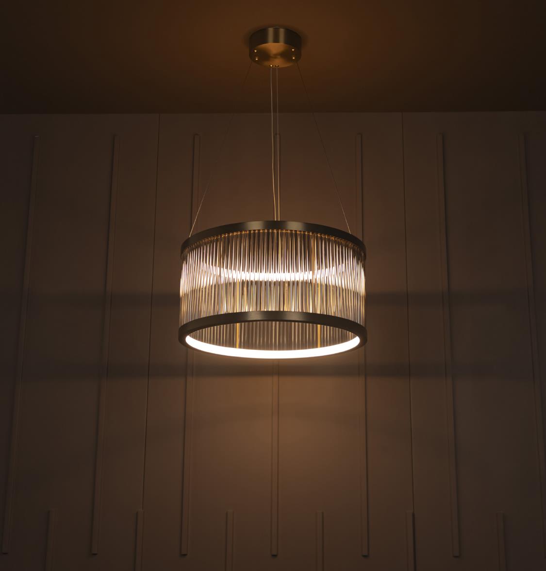 Nablus Transparent Glass Stick Antique Chandelier - 60Cm - Heka Lighting & Trading Limited