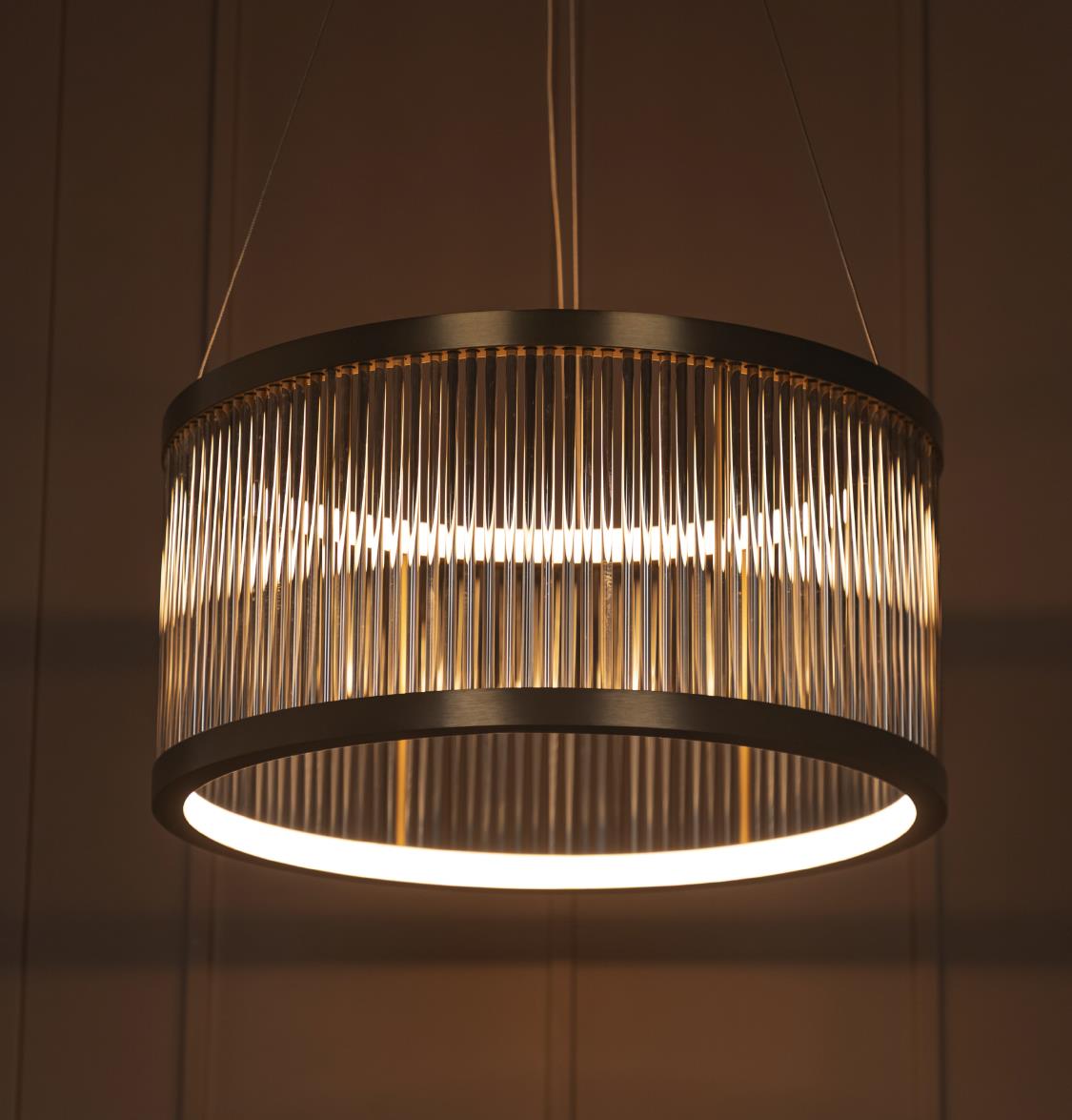 Nablus Transparent Glass Stick Antique Chandelier - 60Cm - Heka Lighting & Trading Limited