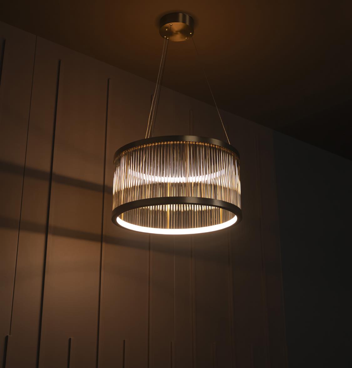 Nablus Transparent Glass Stick Antique Chandelier - 60Cm - Heka Lighting & Trading Limited