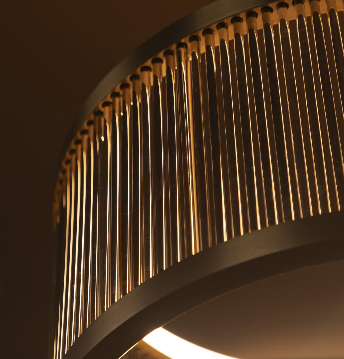 Nablus Transparent Glass Stick Antique Chandelier - 60Cm - Heka Lighting & Trading Limited