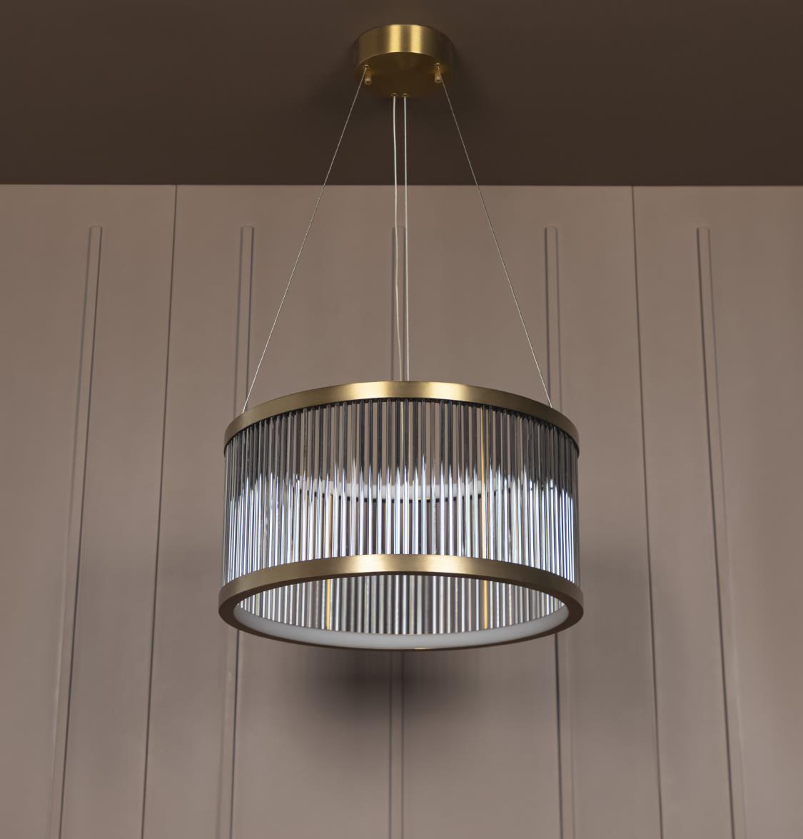 Nablus Transparent Glass Stick Antique Chandelier - 60Cm - Heka Lighting & Trading Limited