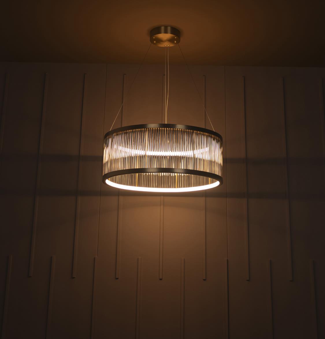 Nablus Transparent Glass Stick Antique Chandelier - 80Cm - Heka Lighting & Trading Limited