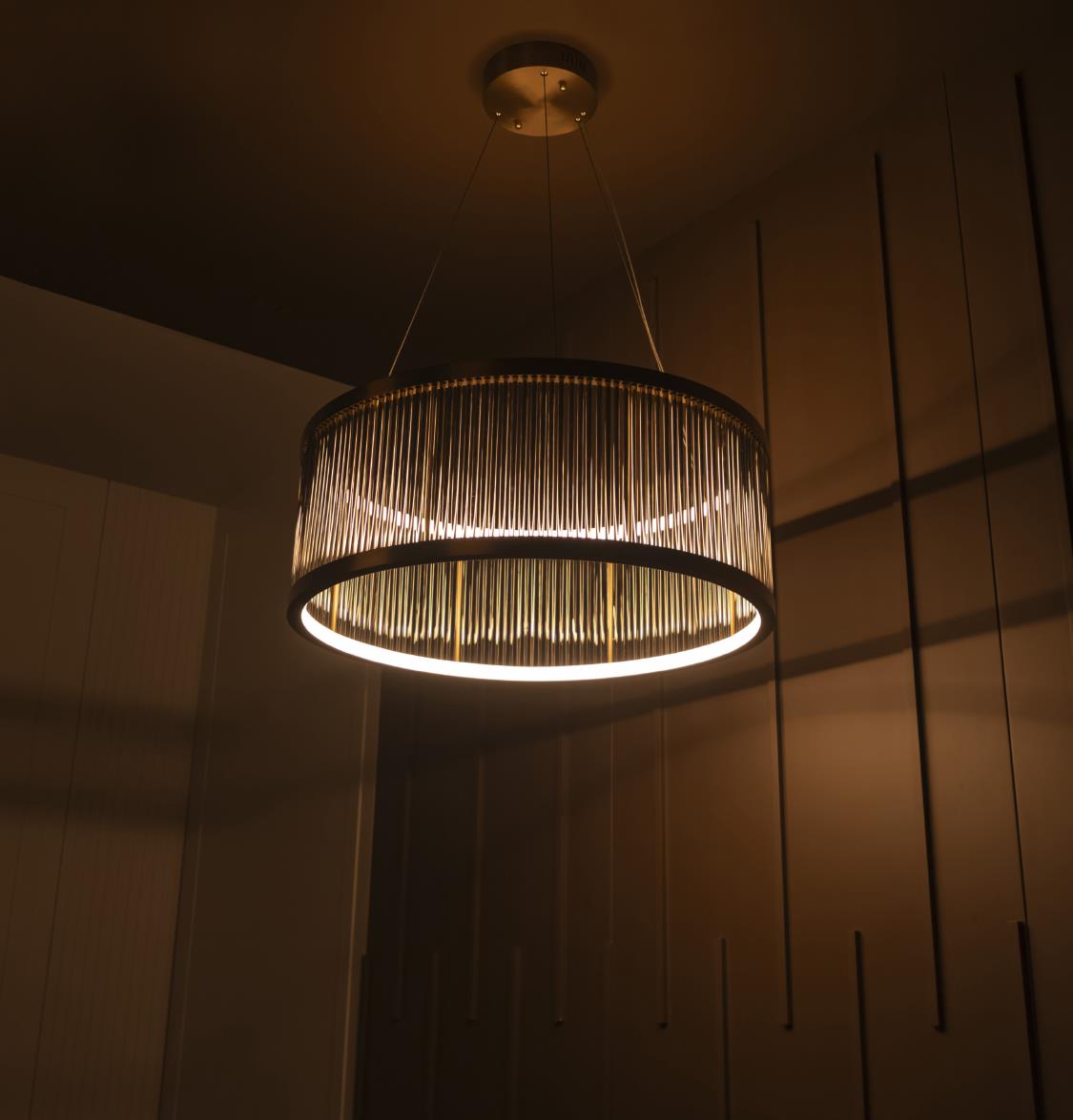 Nablus Transparent Glass Stick Antique Chandelier - 80Cm - Heka Lighting & Trading Limited