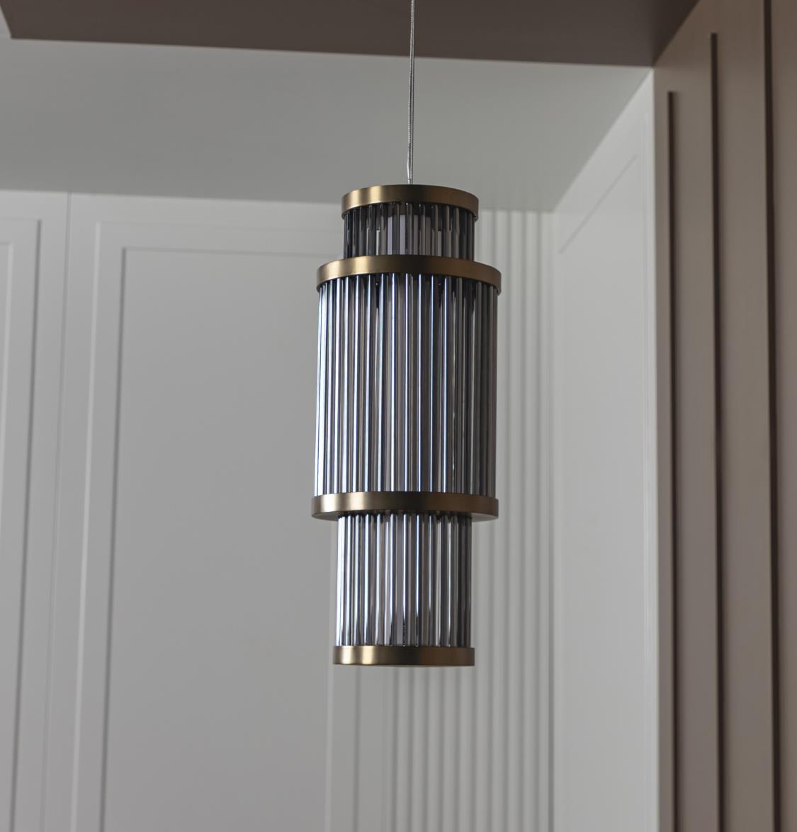 Nablus Transparent Glass Stick Antique Pendant Light - Heka Lighting & Trading Limited