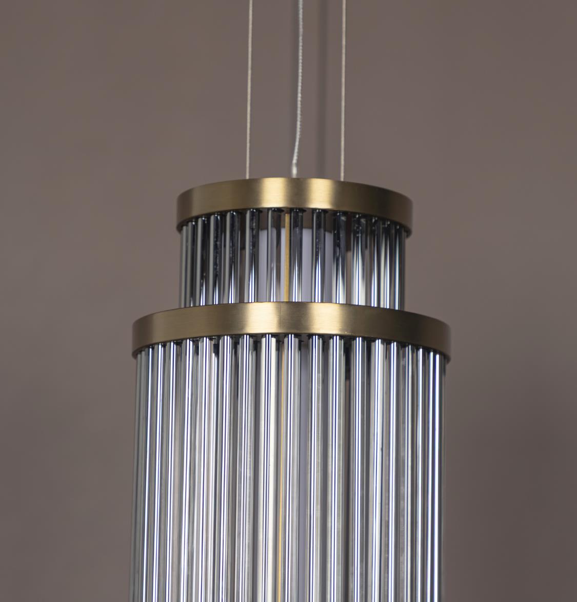 Nablus Transparent Glass Stick Antique Pendant Light - Heka Lighting & Trading Limited