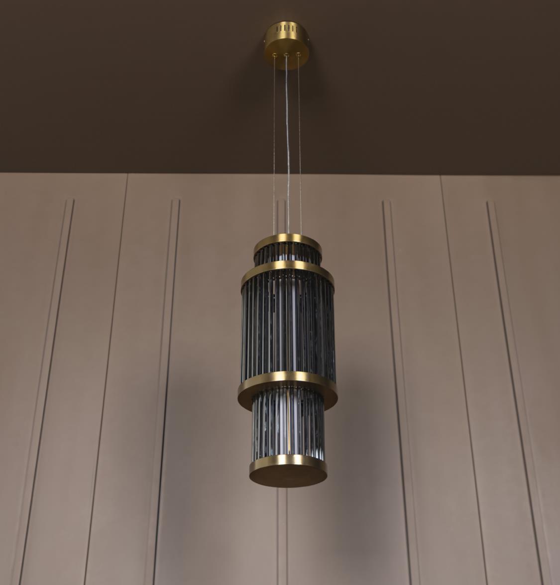 Nablus Transparent Glass Stick Antique Pendant Light - Heka Lighting & Trading Limited