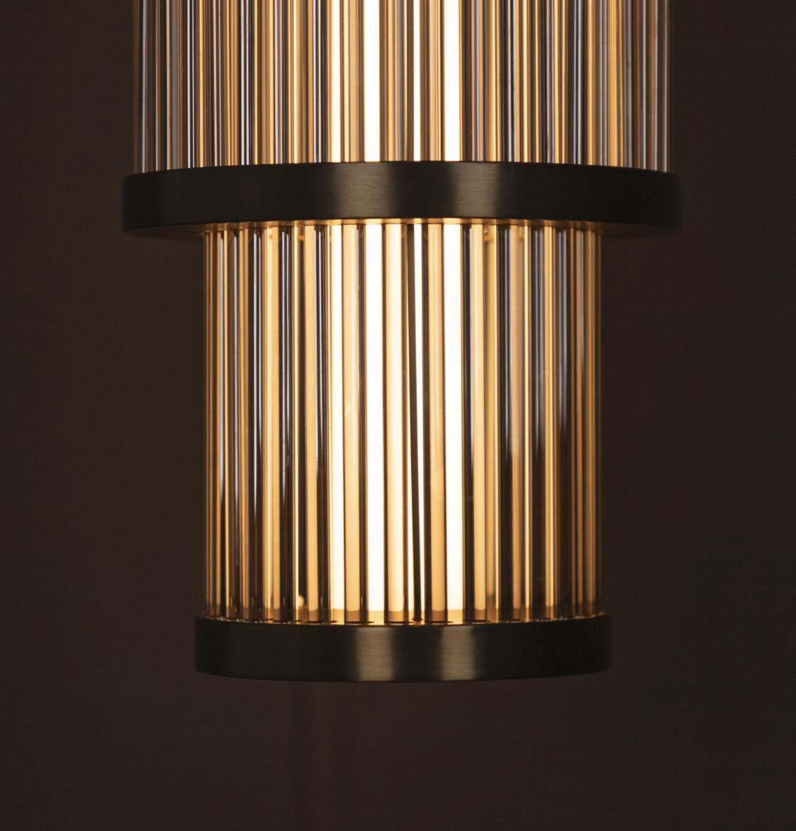 Nablus Transparent Glass Stick Antique Pendant Light - Heka Lighting & Trading Limited