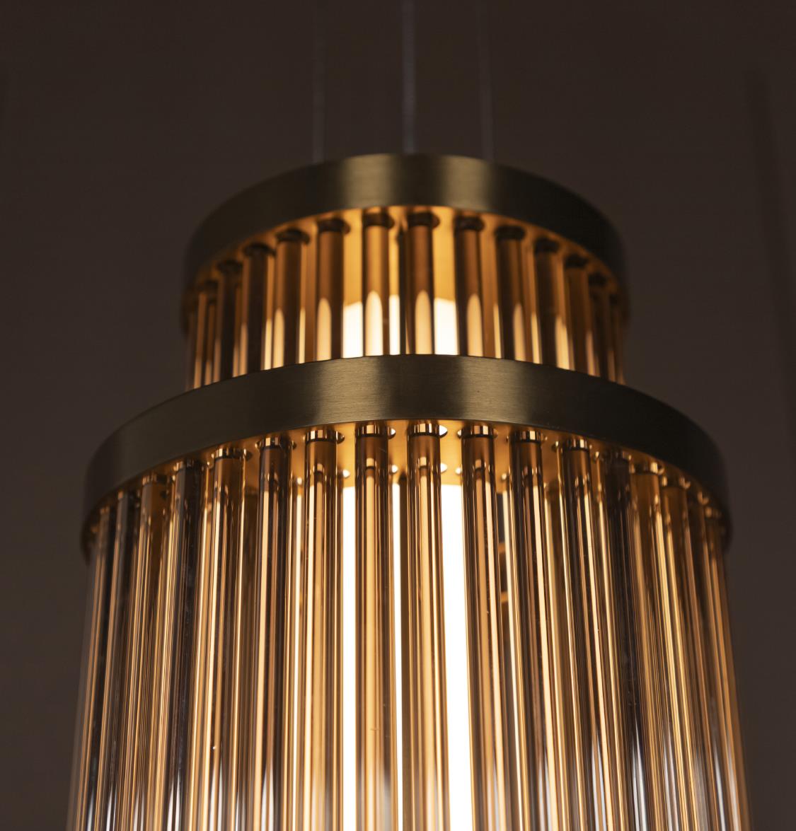 Nablus Transparent Glass Stick Antique Pendant Light - Heka Lighting & Trading Limited