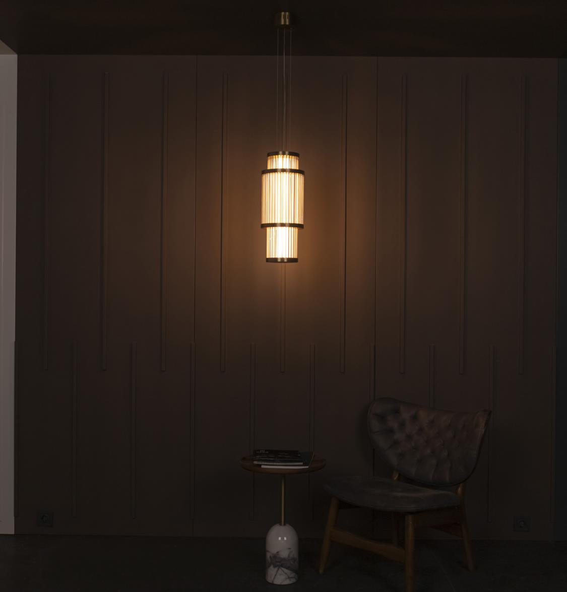 Nablus Transparent Glass Stick Antique Pendant Light - Heka Lighting & Trading Limited