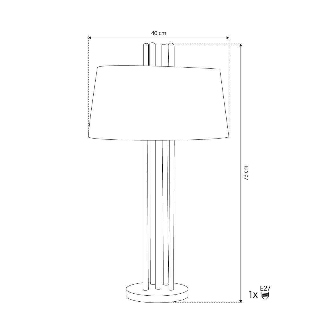 Napoli Gold Cream Lampshade - Heka Lighting & Trading Limited