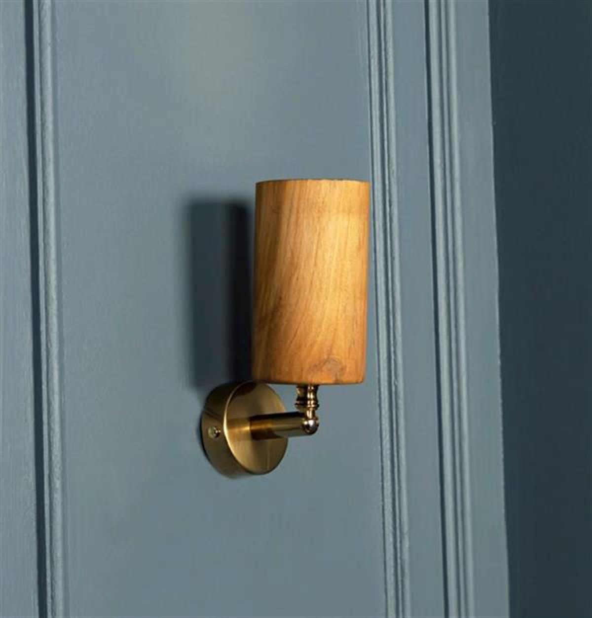 Niagara Single Wood Antique Wall Sconce - Heka Lighting & Trading Limited