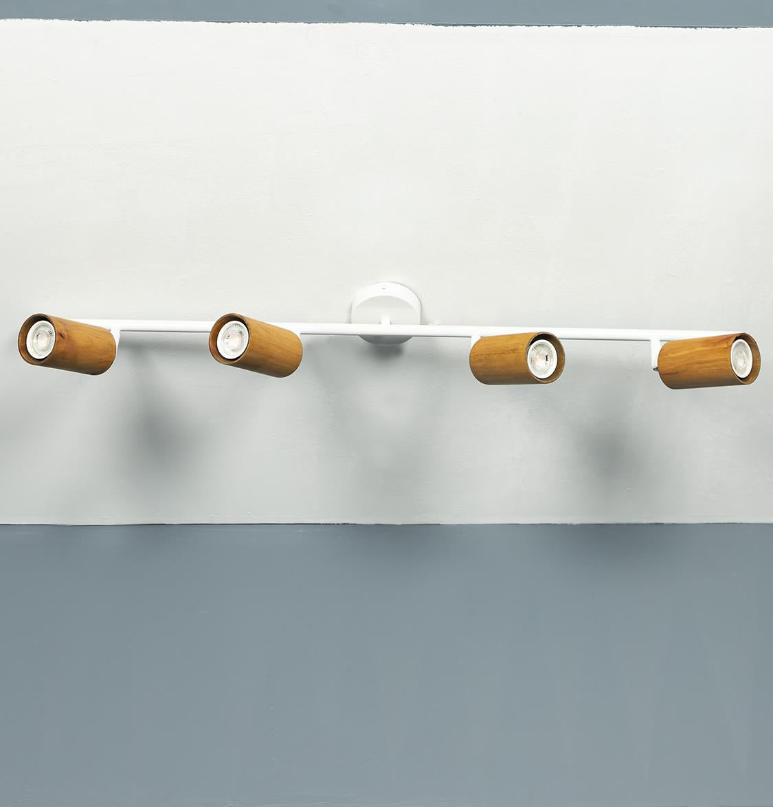 Niagara Set Of 4 Wood White Wall Sconce - Heka Lighting & Trading Limited