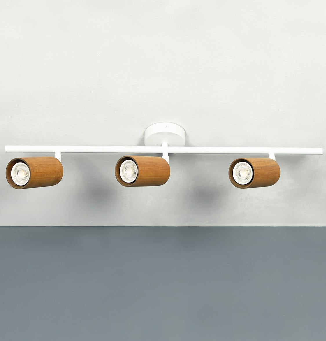 Niagara 3-Piece Wood White Wall Sconce - Heka Lighting & Trading Limited