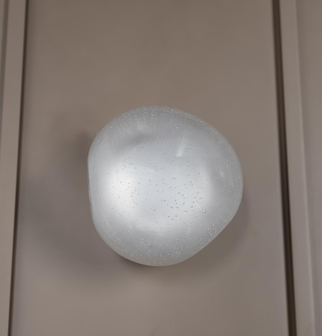 Odense Bubbly Soft Flat Glass Chrome Led Wall Sconce - Heka Lighting & Trading Limited
