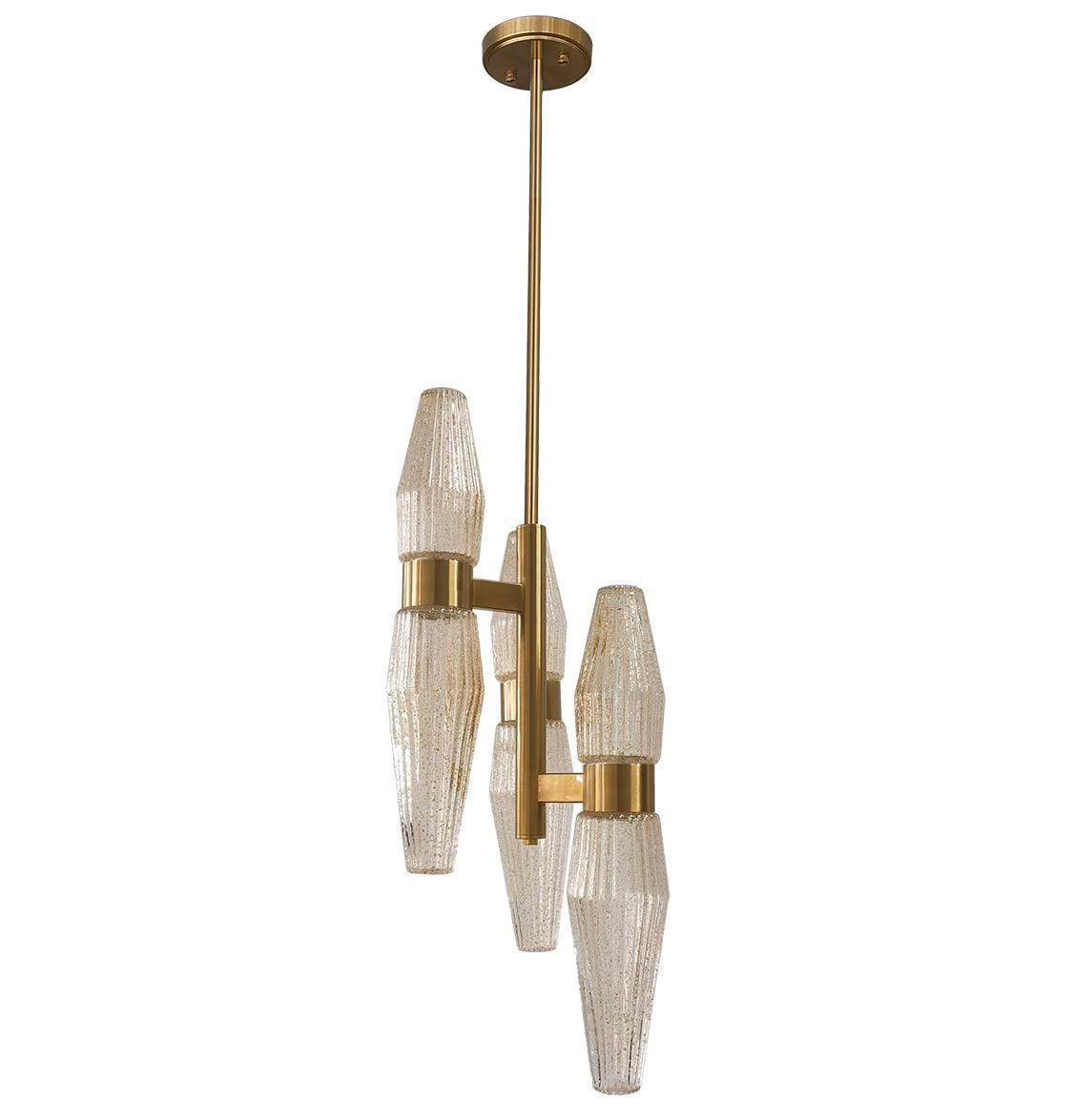 Omega 6's Transparent Glass Antique Led Pendant Light Chandelier - Heka Lighting & Trading Limited