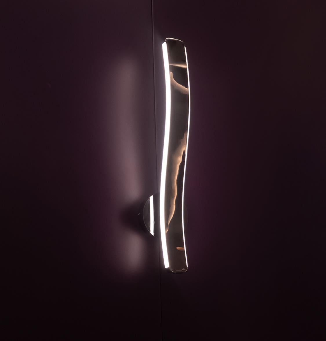 Oslo Platinum Stainless White Acrylic Led Wall Sconce - Heka Lighting & Trading Limited