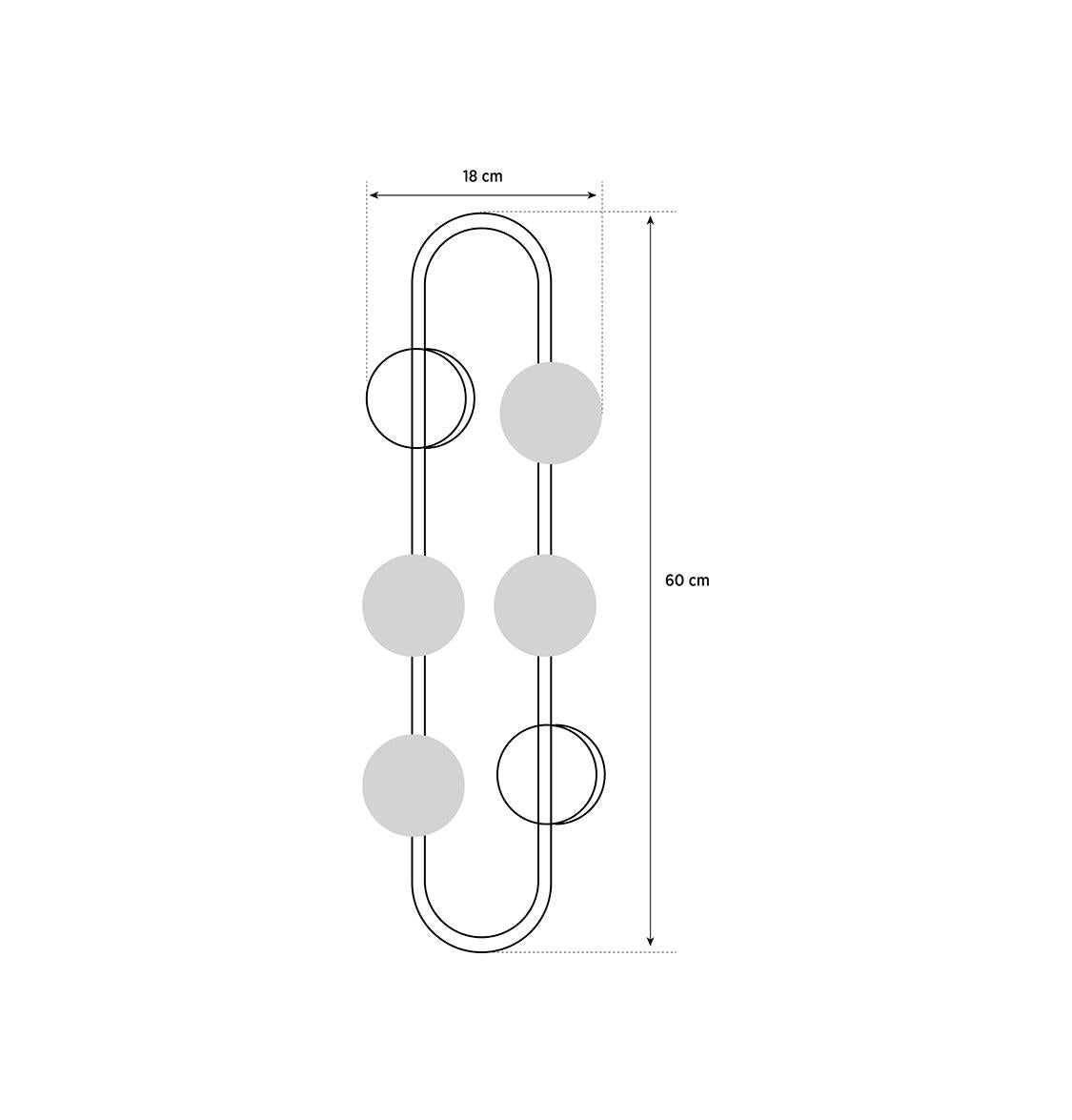 Pontus 4-Way Hook Antique Wall Sconce - Heka Lighting & Trading Limited