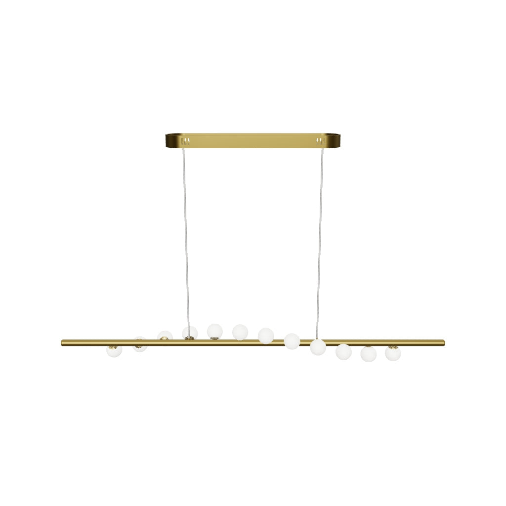 Gine Marble Bulk Dining Table Chandelier 120 Cm