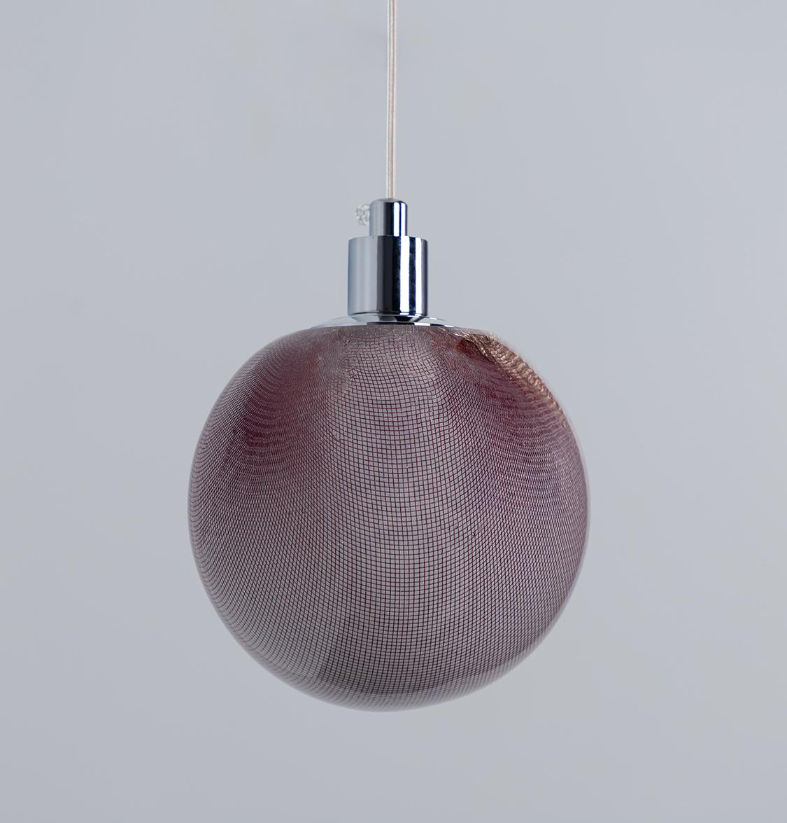 Ribe Bubble Cherry Wire Glass Nickel Pendant Light Chandelier - Heka Lighting & Trading Limited