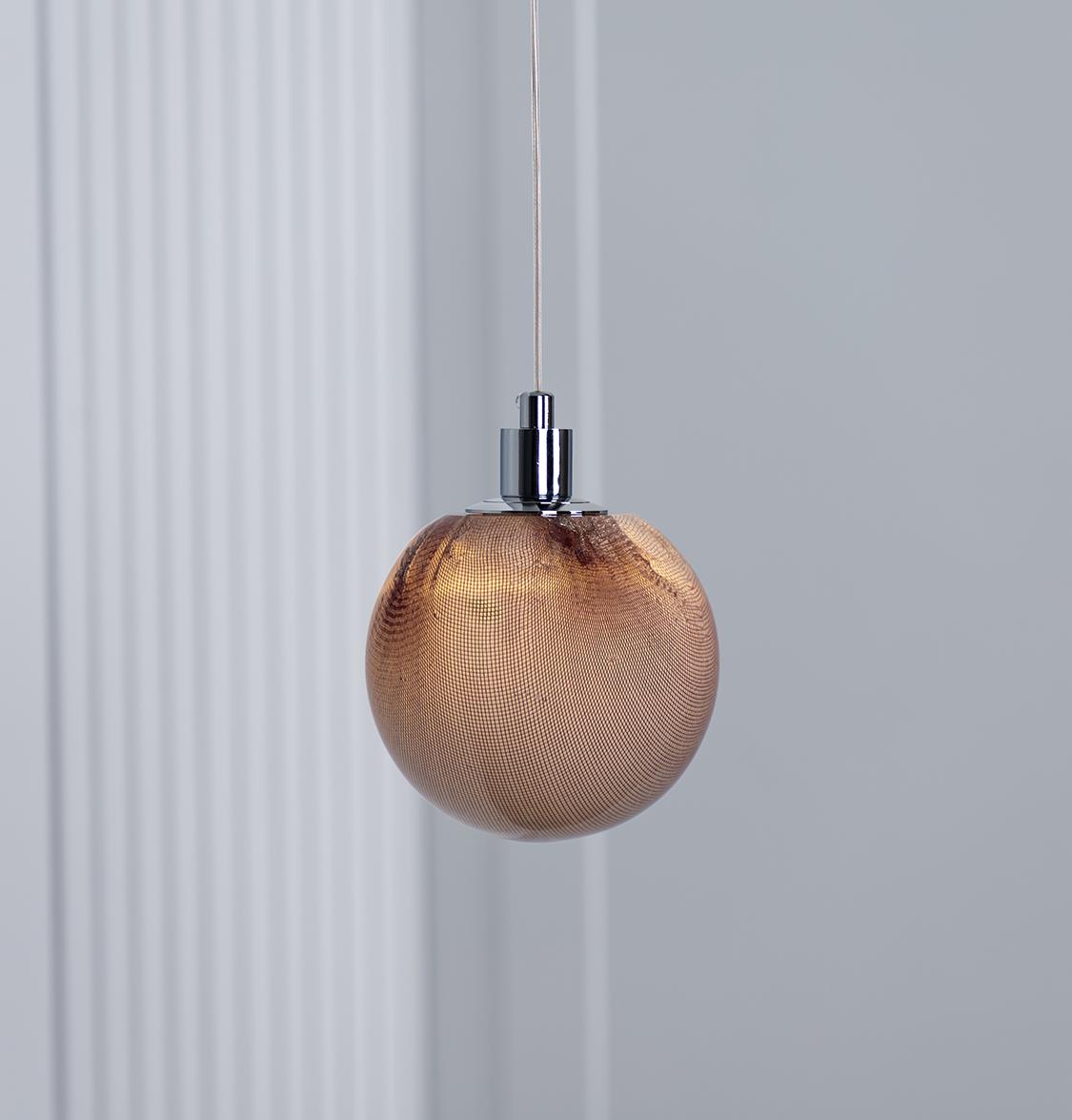 Ribe Bubble Cherry Wire Glass Nickel Pendant Light Chandelier - Heka Lighting & Trading Limited