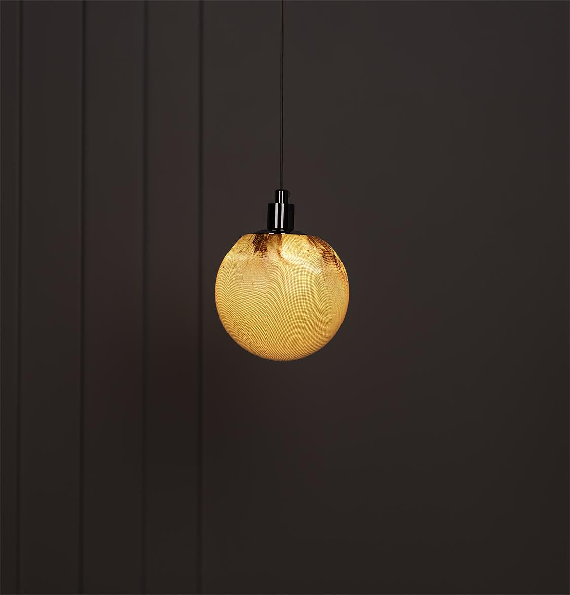 Ribe Bubble Cherry Wire Glass Nickel Pendant Light Chandelier - Heka Lighting & Trading Limited