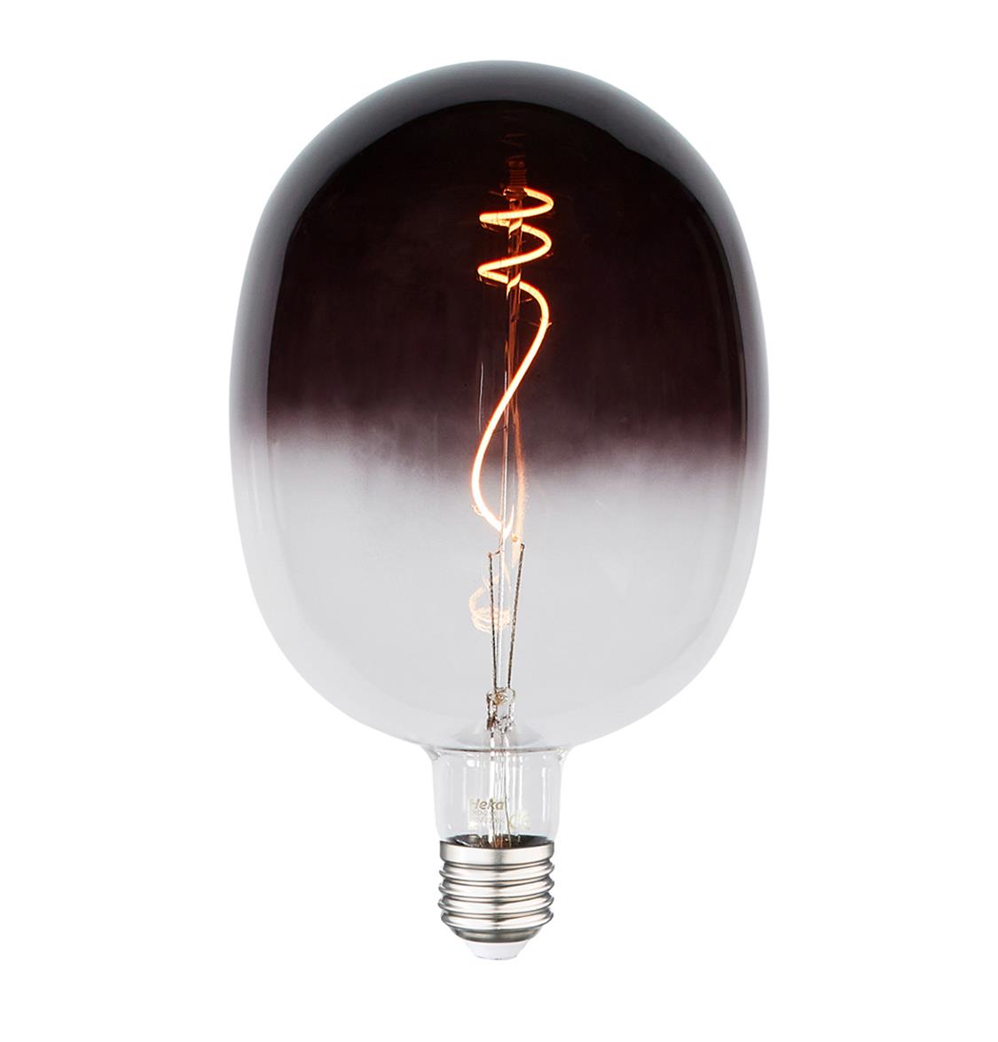 Transparent Smoked Led Bulb 6W 2200K E27 Erd-244 - Heka Lighting & Trading Limited