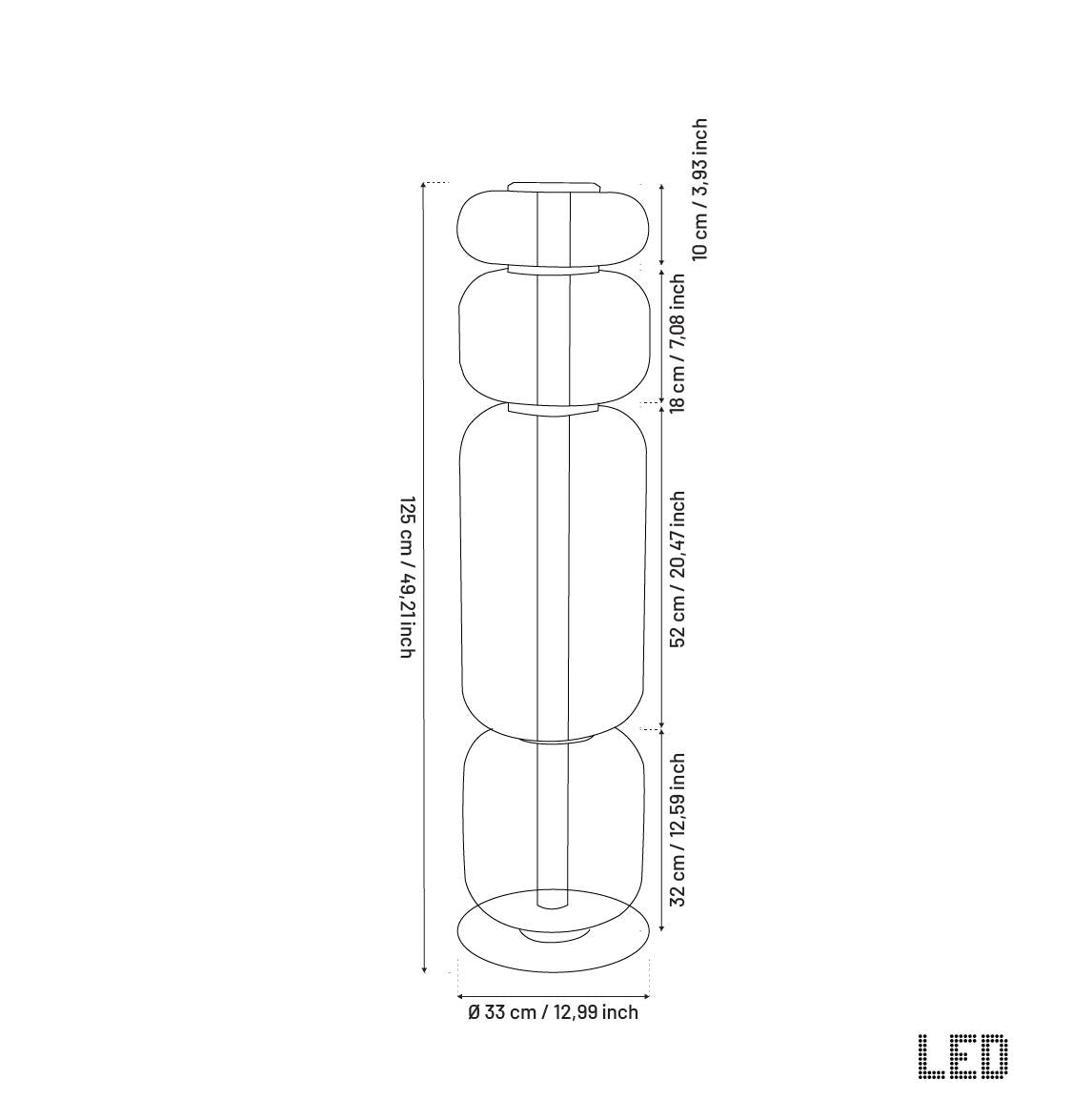 Seul Four Smoked Glass Antique Marble Floor Lamp | Modern Decorative Lighting For Homes & Hotels - Heka Lighting & Trading Limited