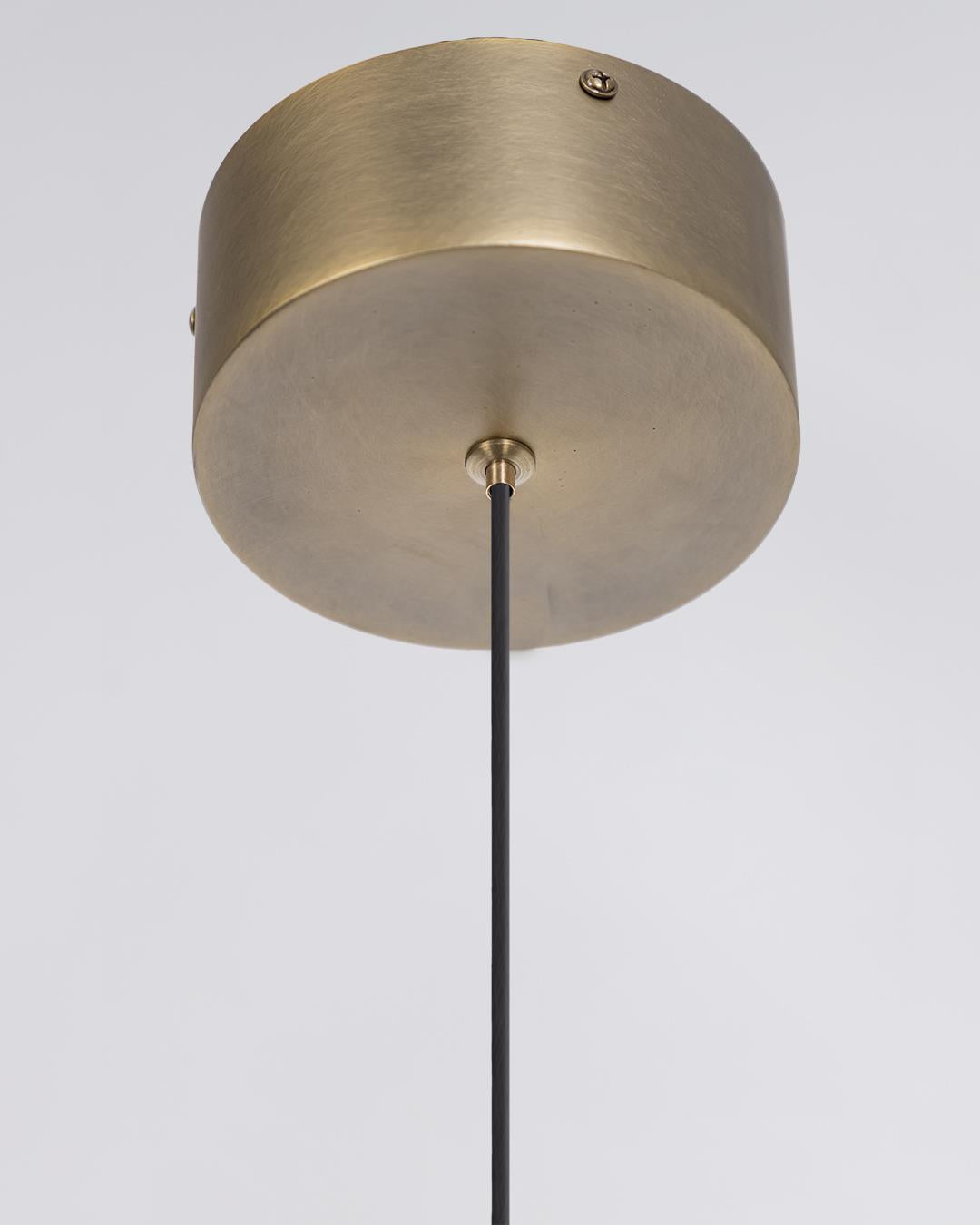 Seul Smoked Glass White Marble Antique Pendant Light 23 Cm - Heka Lighting & Trading Limited