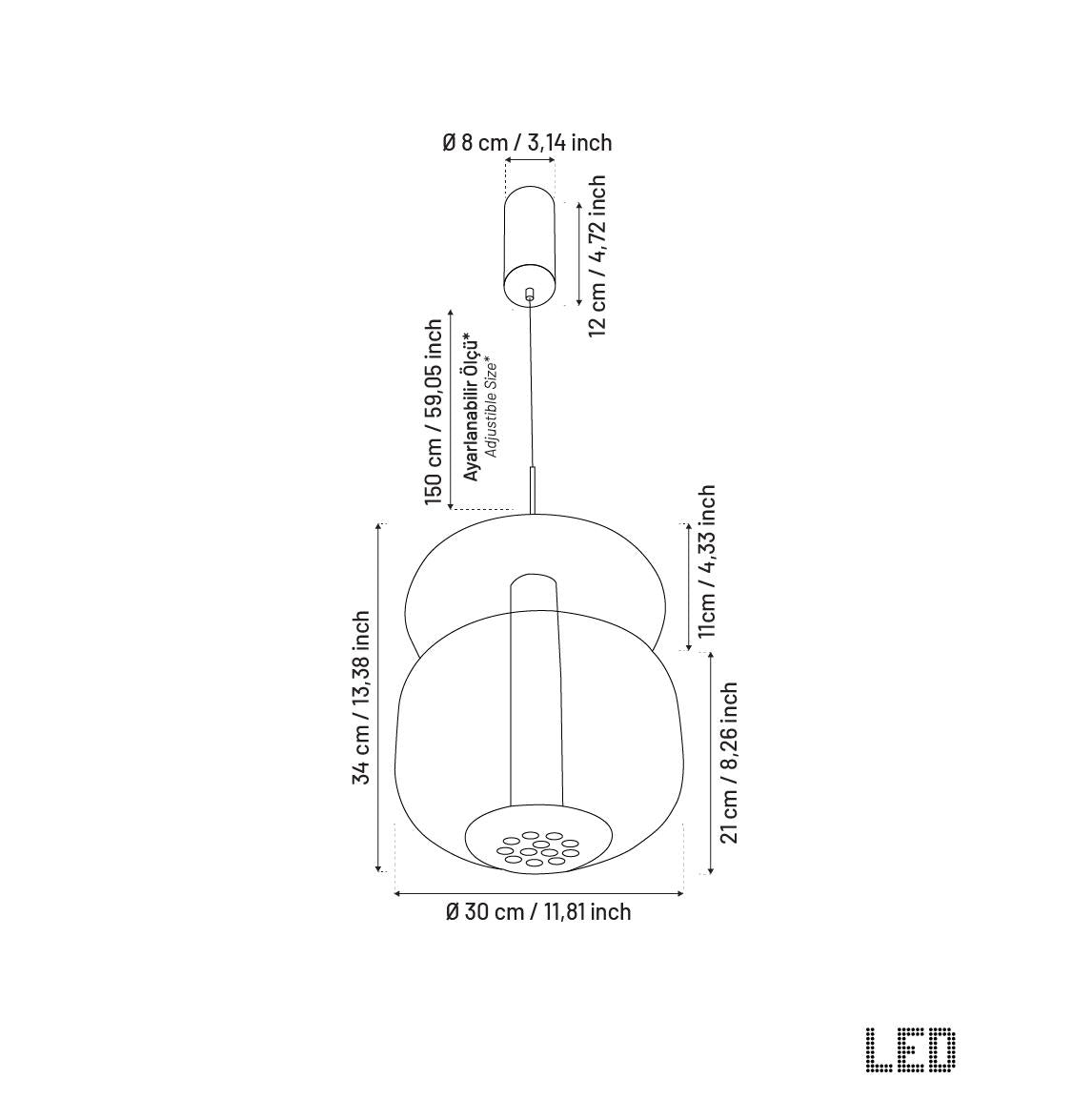 Seul Double Smoked Glass White Marble Antique Pendant Light - Heka Lighting & Trading Limited