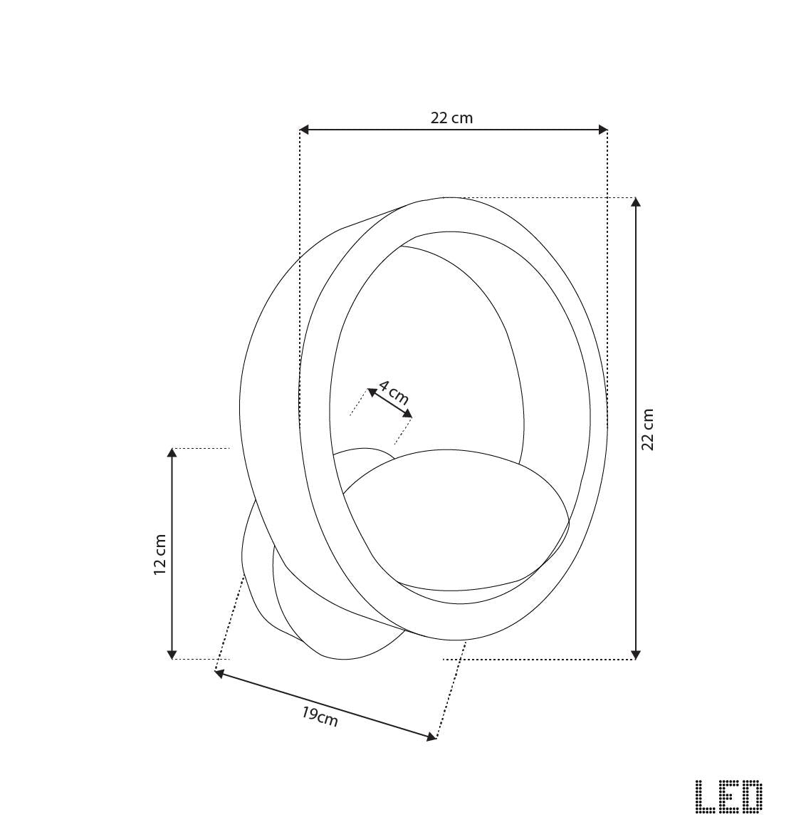 Stockholm Gold Stainless White Acrylic Led Wall Sconce - Heka Lighting & Trading Limited