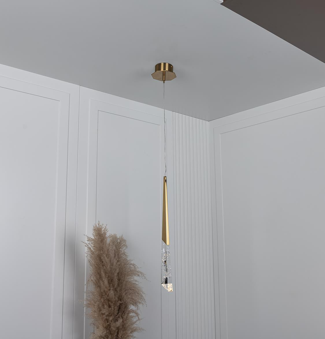 Surinam Crystal Acrylic Antique Single Pendant Light - Heka Lighting & Trading Limited