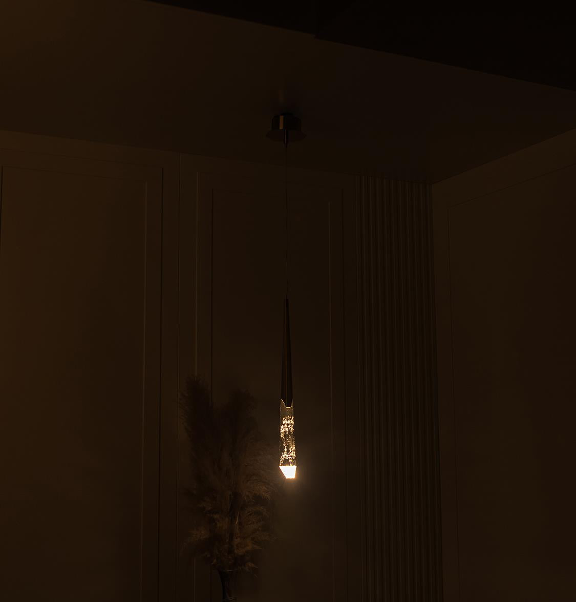 Surinam Crystal Acrylic Antique Single Pendant Light - Heka Lighting & Trading Limited