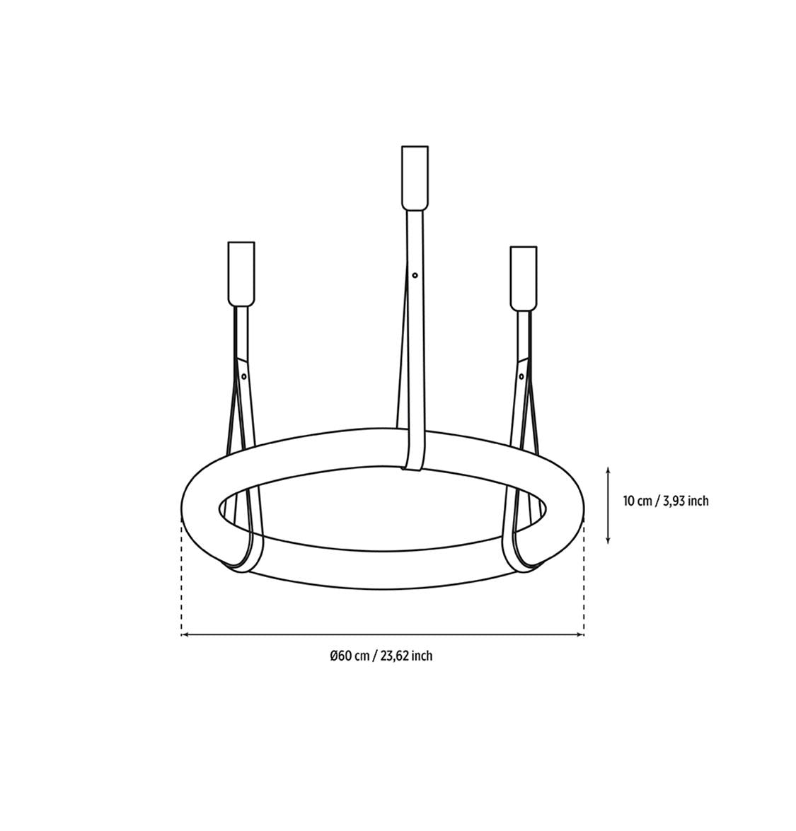 Teta White Marbled Antique Pendant Light Chandelier 60 Cm - Heka Lighting & Trading Limited