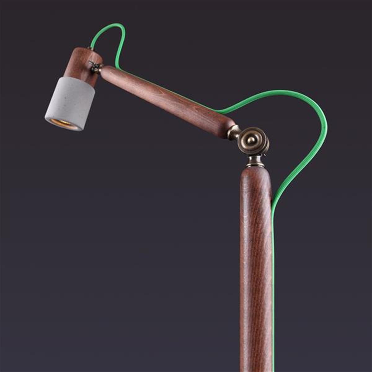 Tochi Wood Concrete Floor Lamp - Heka Lighting & Trading Limited