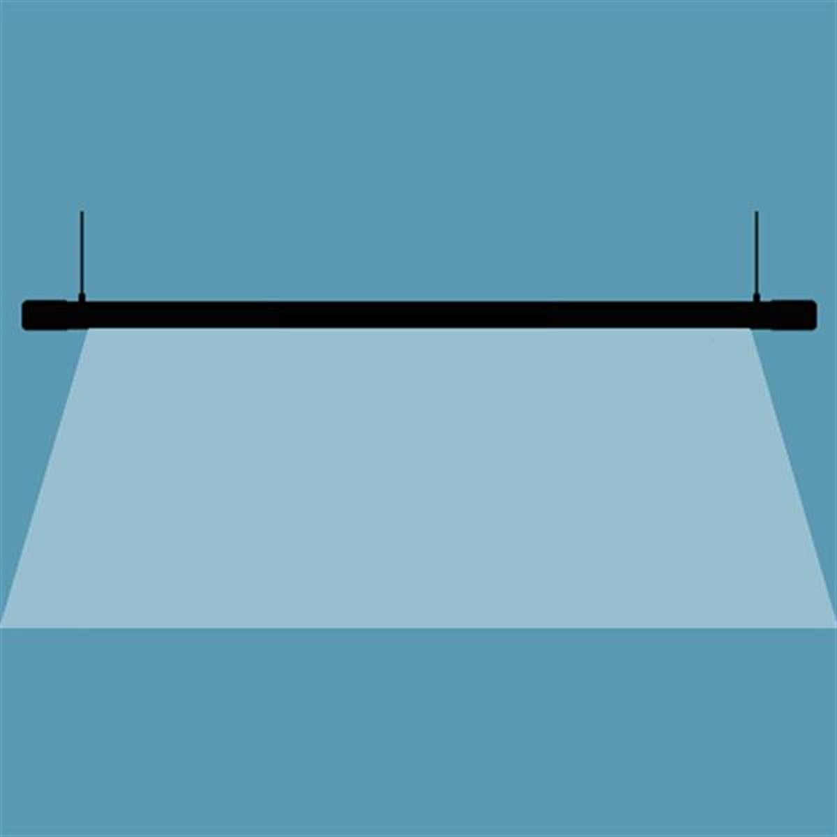 Tochi Linear Wood Concrete Pendant Light 120 Cm - Heka Lighting & Trading Limited